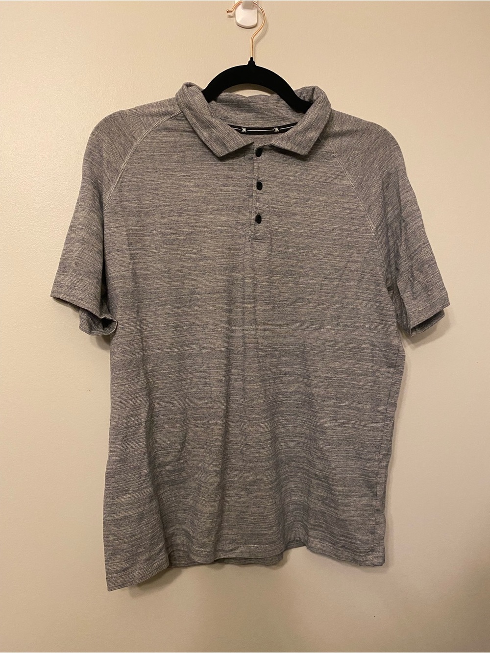 Kenneth Cole Men's Gray Heather Polo